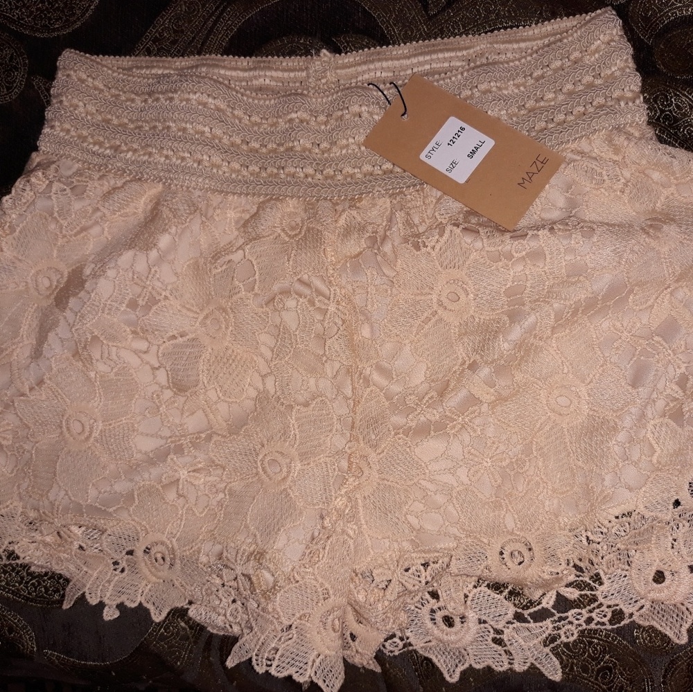 Brand New Lace Crochet Shorts